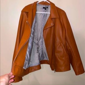 Faux Leather Jacket